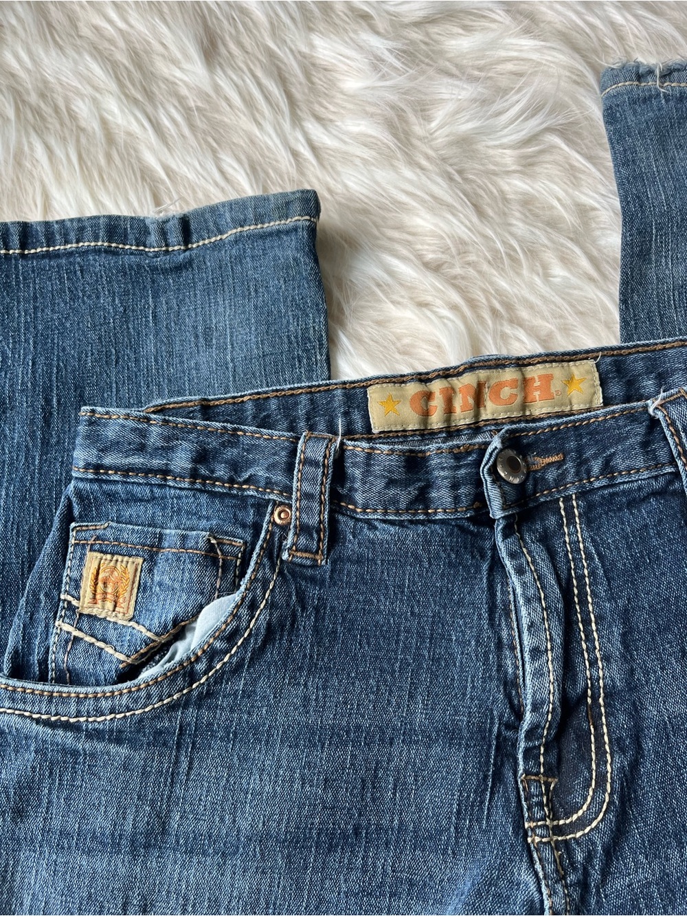 Cinch 18R Western Jeans Women's 30x33 Bootcut Medium Wash - Picture 4 of 6